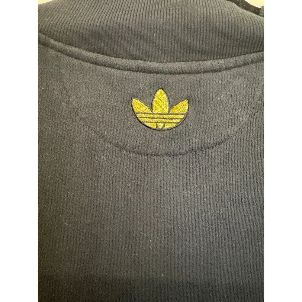 Adidas Chicago Bulls Varsity Full Zip Sweatshirt Mens Medium Black Grey 6757A 15